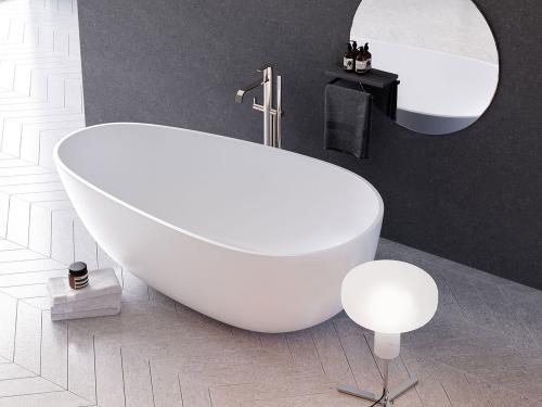 "Cadero" freistehende Badewanne senstone® | Lapidispa® 
