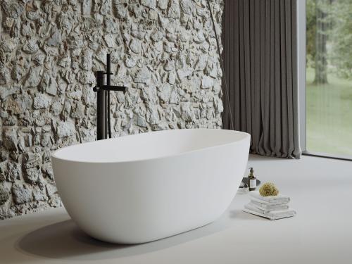 "Dian" freistehende Badewanne senstone® 