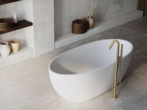 "Naima" freistehende Badewanne senstone® 