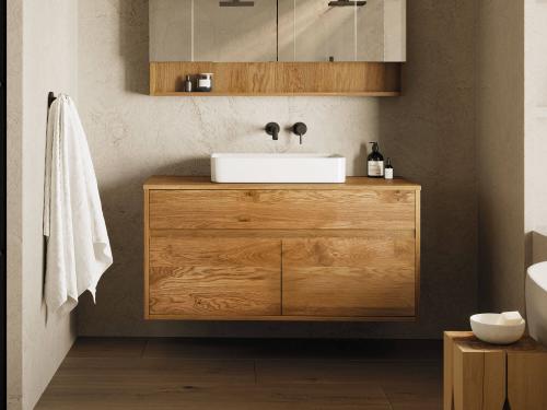 "Sam² | Pure Kollektion" Waschtischunterschrank Wildeiche 