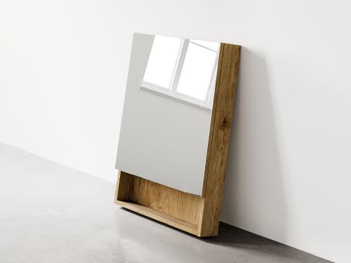 "Mare | Pure Kollektion" Spiegelschrank Wildeiche 