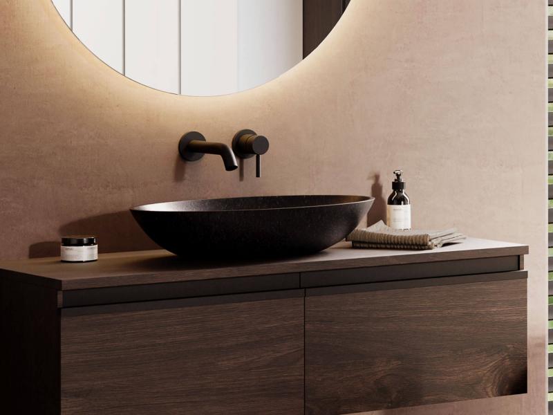 "Sole" Aufsatzwaschbecken aus Granit | Lapidispa® 
