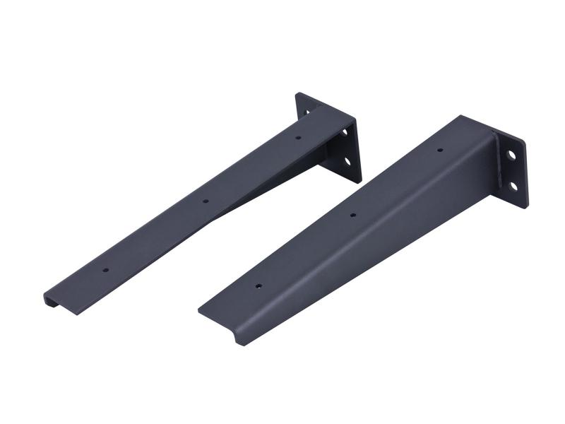"Stahlkonsolen für Waschtischplatten" bis zu einer Tiefe von 45 cm (Set à 2 Stück) 