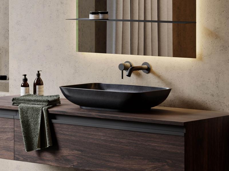 "Juna" Aufsatzwaschbecken aus Granit | Lapidispa® 