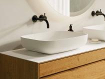 "Loom - reddot Design Award 2024" Aufsatzwaschtisch senstone® 
