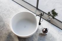 "Biona" freistehende Badewanne aus senstone® mit 5 Jahren Garantie | Lapidispa® 