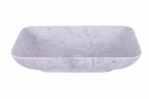 "Juna" Aufsatzwaschbecken aus Marmor Bianco Carrara | Lapidispa® 