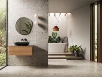 "Insa" Waschtischunterschrank aus Massivholz 60 cm mit Deckplatte aus Corian® | Lapidispa® 